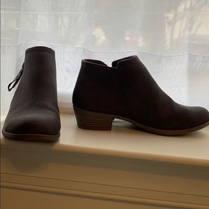 Brown booties!